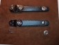 Preview: 10,0 cm Schwarz - De Luxe  Balghalter, Chromplatte