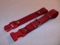 Preview: Akkordeon Querriemen verstellbar ca.30 bis 42 cm, Leder (ROT)