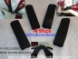 Preview: 4 x Schnallenschutz, accordion strap buckles protection, SCHWARZ
