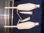 Preview: 10cm Akkordeongurte,Accordion Straps,Bretelles, - WEIß