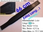 Preview: Extra Lang..!  Bassriemen, 6 x 66 cm - Schwarz (extra long...!)