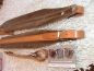 Preview: 6 cm - Akkordeongurte,Accordion Straps,Bretelles, (Hellbraun)
