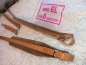 Preview: 6 cm - Akkordeongurte,Accordion Straps,Bretelles, (Hellbraun)
