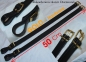 Preview: GOLD - Verlängerung für (L6, L7, L8 ) Akkordeongurte, 50 cm (1 Paar) SCHWARZ