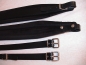 Preview: 7cm Akkordeongurte,Accordion Straps,Bretelles, (Schwarz)