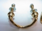 Preview: Nr 11=  shoulder Strap BRACKETS, U-Form (Color:  Gold)
