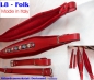 Preview: 8cm Akkordeongurte,Accordion Straps,Bretelles,(Folk-ROT)