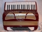 Preview: HOHNER Lucia III P, 96 Bass,ROT (Made in Germany..!)