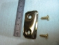 Preview: Endblech für Bassgurt  mit 2 Schrauben, in GOLD Farbe