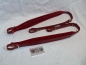 Preview: 6 Cm Accordion shoulder straps - color: RED
