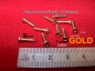Preview: Nr. 7 - 10 x Diskantverdeck Schrauben 2x9mm (Farbe: Gold) Kreuz