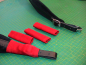 Preview: 4 x Schnallenschutz / accordion strap buckles protection - WEIß -