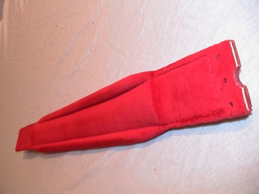 Bassriemen, 5cm x 45cm - ROT