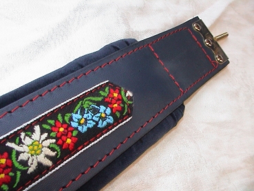 Bassriemen, 6cm - FOLK  Blau