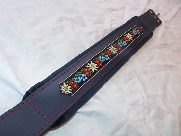 Bassriemen, 6cm - FOLK  Blau