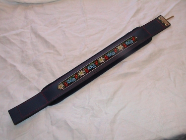 Bassriemen, 6cm - FOLK  Blau