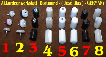 Bass- Markierungsknöpfe 3x (Nr. 8)