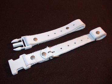 Akkordeon Querriemen verstellbar ca.30 bis 42 cm, (weiß)