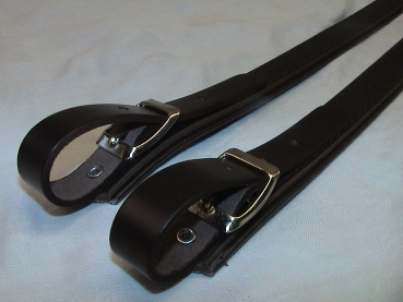 Verlängerung für (L6, L7, L8 ) Akkordeongurte, Riemen, 50 cm (1 Paar) BRAUN