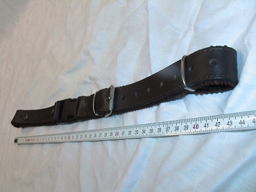 Akkordeon Querriemen verstellbar ca.30 bis 42 cm, Leder (BRAUN)
