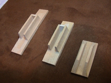 Holz-Tonklappe für 3 Löcher / accordion wood Tone valves