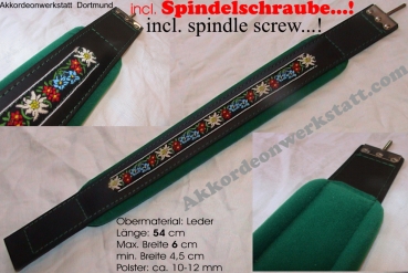 Bassriemen, 6cm - FOLK  GRÜN