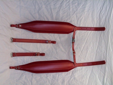 10cm Akkordeongurte,Accordion Straps,Bretelles, ROT