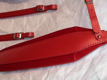 10cm Akkordeongurte,Accordion Straps,Bretelles, ROT