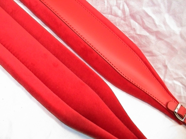 10cm Akkordeongurte,Accordion Straps,Bretelles, ROT