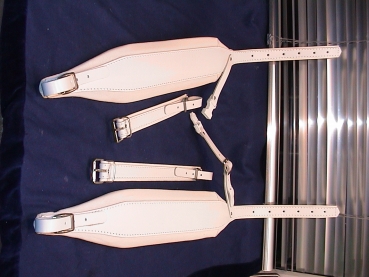 10cm Akkordeongurte,Accordion Straps,Bretelles, - WEIß