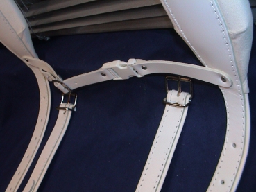 10cm Akkordeongurte,Accordion Straps,Bretelles, - WEIß