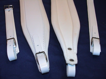 10cm Akkordeongurte,Accordion Straps,Bretelles, - WEIß