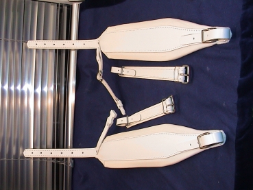 10cm Akkordeongurte,Accordion Straps,Bretelles, - WEIß