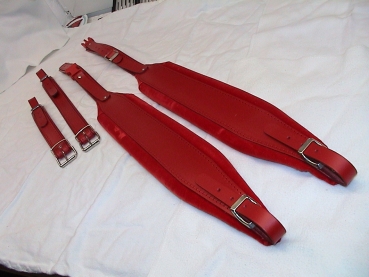 8cm Akkordeongurte,Accordion Straps,Bretelles,Courroies - ROT