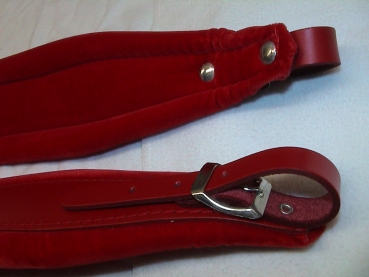 8cm Akkordeongurte,Accordion Straps,Bretelles,Courroies - ROT