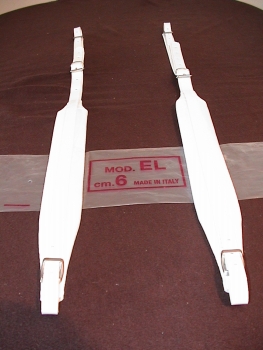 6 cm Akkordeongurte,Accordion Straps,Bretelles, (weiß)