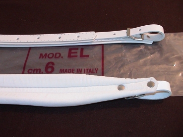 6 cm Akkordeongurte,Accordion Straps,Bretelles, (weiß)