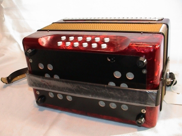 HOHNER  CORONA  III - G,C,F  (Sol,Do,Fa), 3 Reihen / 12 Bass