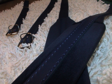 6 Cm Accordion shoulder straps - color: Dark Blue
