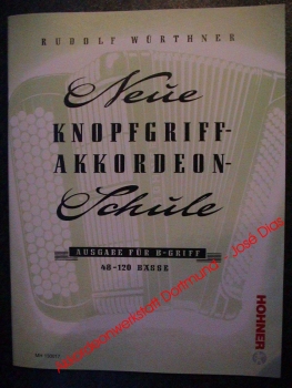 B Griff, Neue Knopfgriff Akkordeon Schule,Hohner Verlag