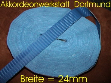 6R- BLAU,  Balgeinfassungsstreifen,Kalikostreifen