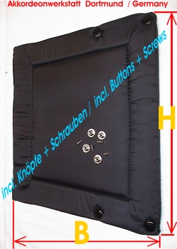 Nr.12 bellow protection pad ((Velour))44x30,(piano accordion)