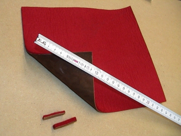 Nr.7B=1 Satz, Klappenbeläge für Hohner Lucia IV P(Bass)