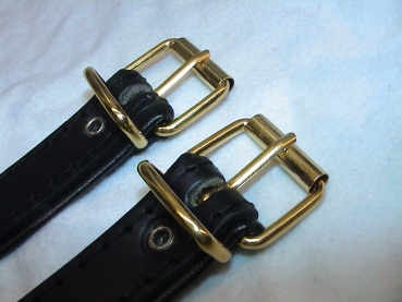 GOLD - Verlängerung für (L6, L7, L8 ) Akkordeongurte, 50 cm (1 Paar) SCHWARZ
