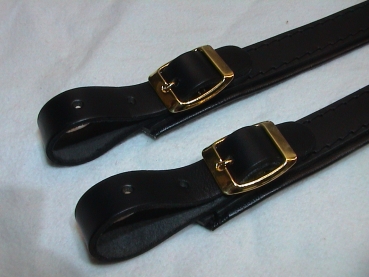 GOLD - Verlängerung für (L6, L7, L8 ) Akkordeongurte, 50 cm (1 Paar) SCHWARZ