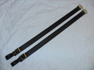 GOLD - Verlängerung für (L6, L7, L8 ) Akkordeongurte, 50 cm (1 Paar) SCHWARZ