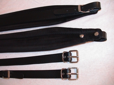 7cm Akkordeongurte,Accordion Straps,Bretelles, (Schwarz)