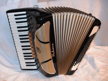 HOHNER Lucia III P, 96 Bass, black (Made in Germany..!)
