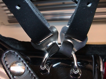 2 x Metall- Haken für Akkordeon- Riemen / Gurte, 2 x hook for ac