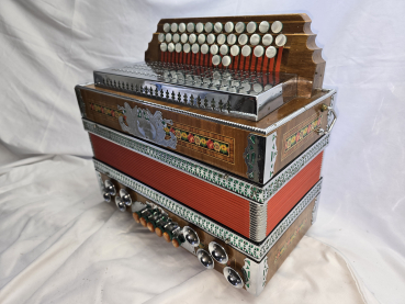 Preview: Melodija Menges - Handharmonika ( A-D-G ) diatonic accordion, acordeon